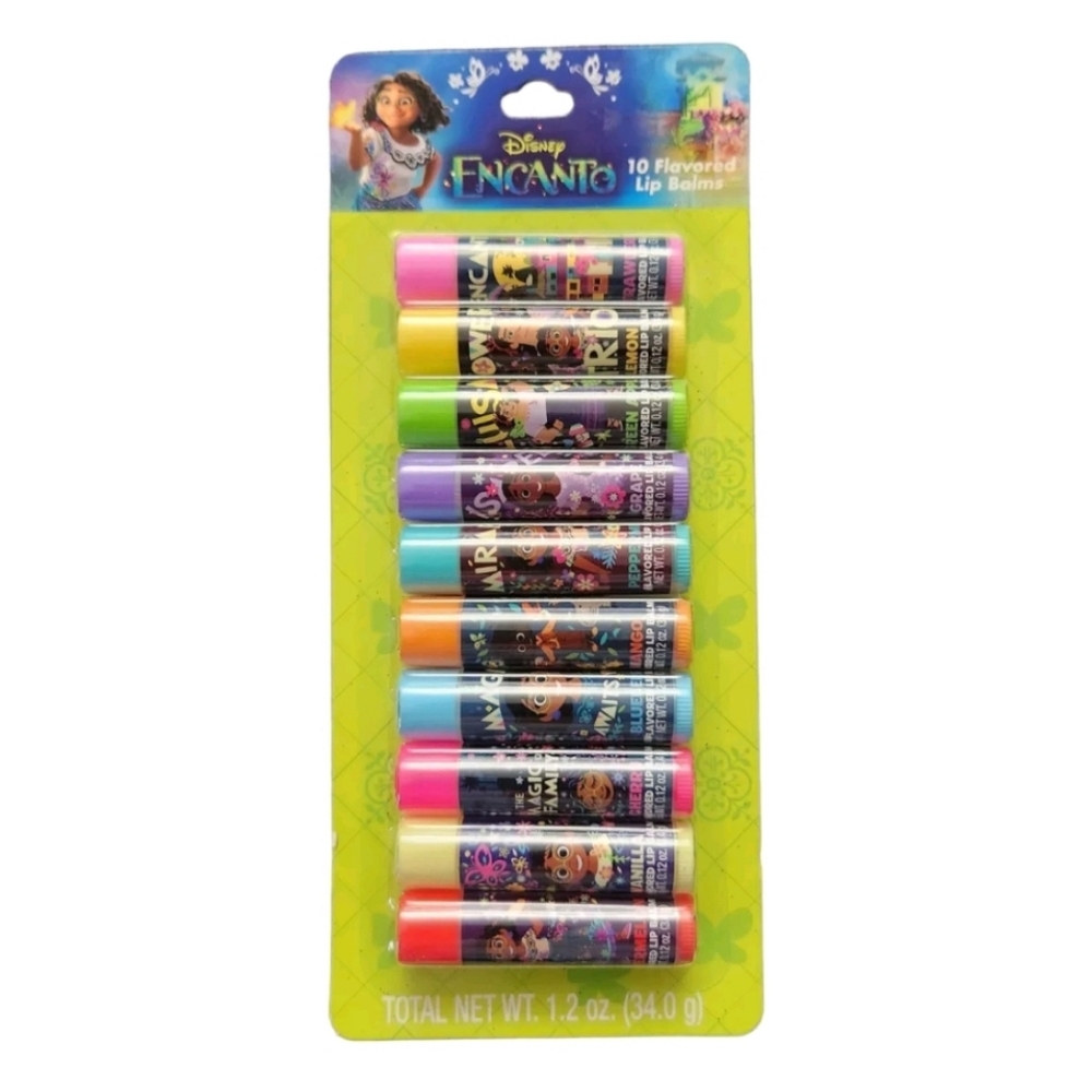 3/$10 New Disney Encanto 10 Pack Assorted Flavored Lip Balm